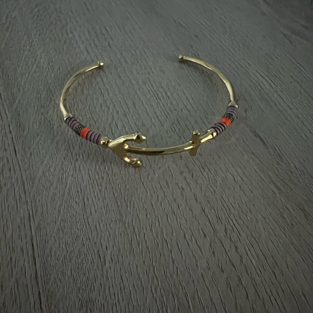 STELLA AND DOT VOYAGER ANCHOR CUFF BRACELET